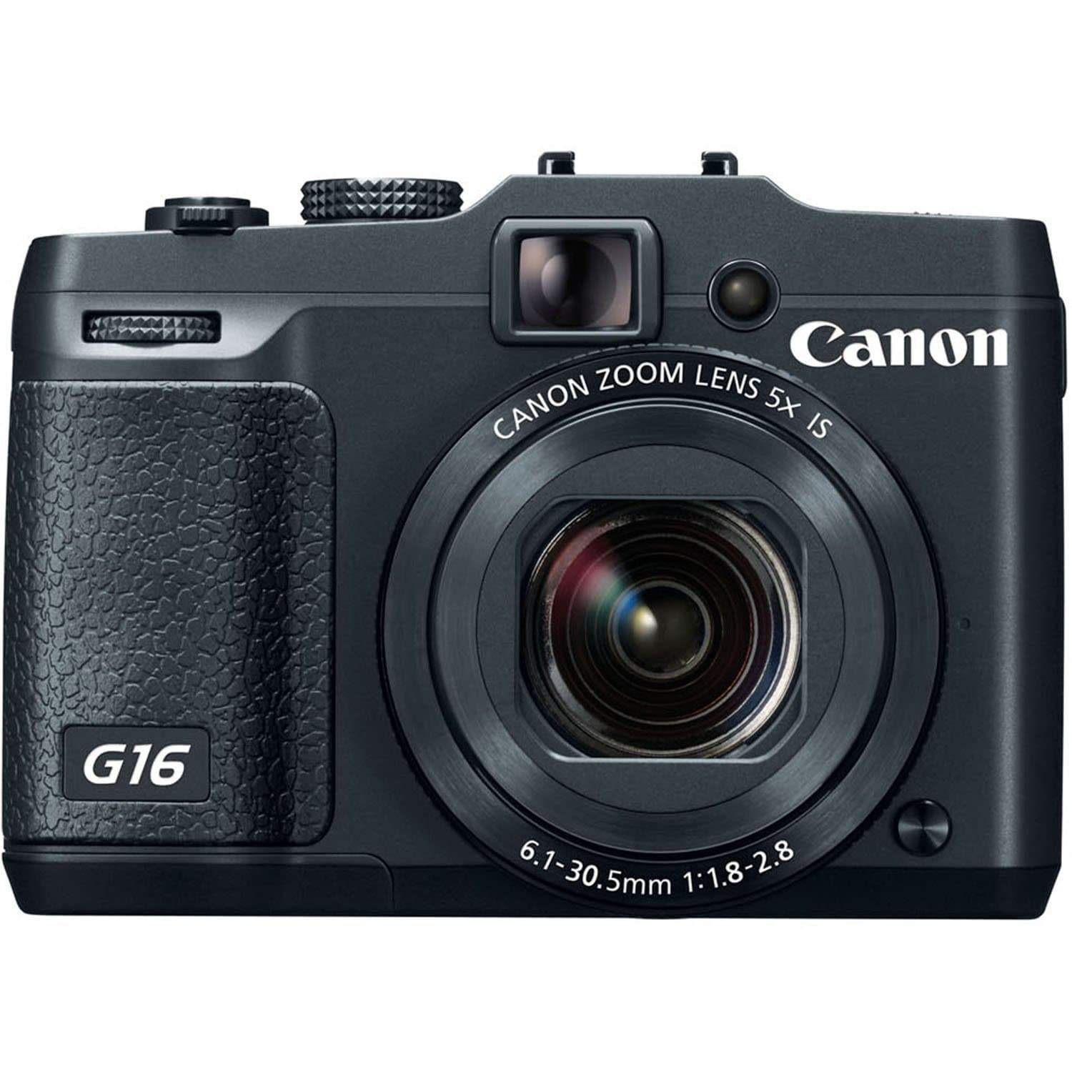 Canon PowerShot G16 Compact Camera 12.1MP 1/1.7" CMOS 4000 x 3000 pixels Black - Digital Cameras (12.1MP, 4000 x 3000 pixels, CMOS, 5x, Full HD, Black)