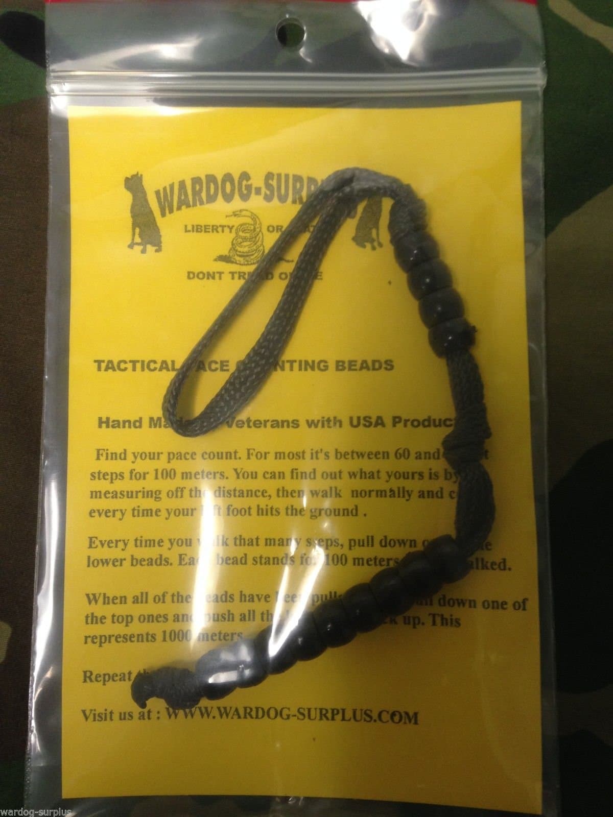 Military Pace Count Beads for Land Nav/Hiking
