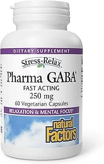 Stress-Relax, Pharma Gaba,250mg,60 Vegetarian Capsules