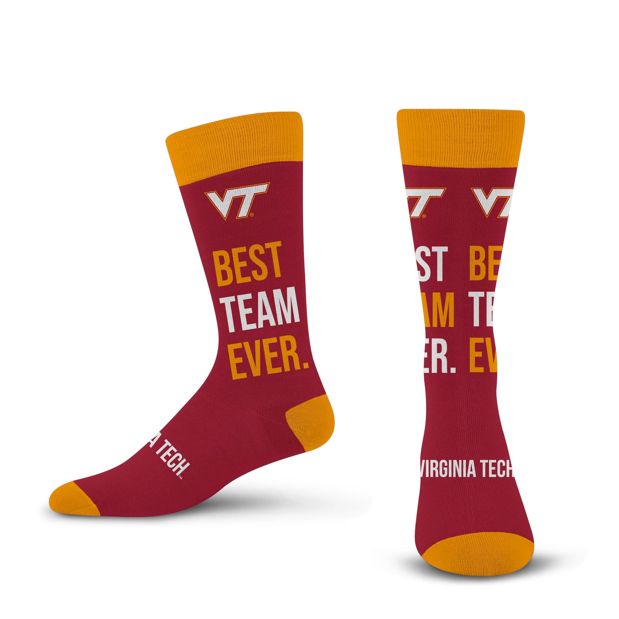 For Bare Feet Best Team Ever Crew Sock NCAA