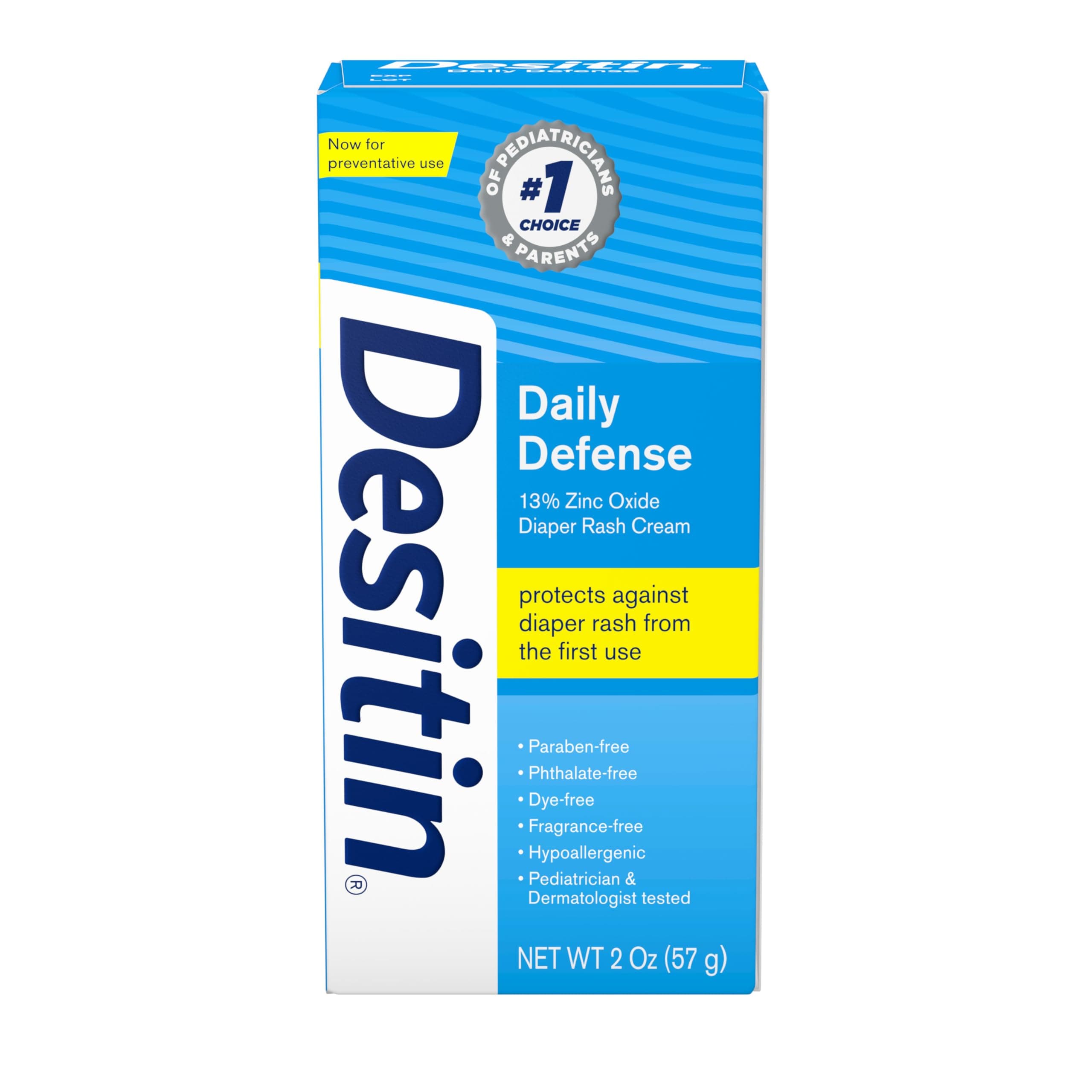 Desitin Diaper Rash Cream Rapid Relief, 2 Ounce