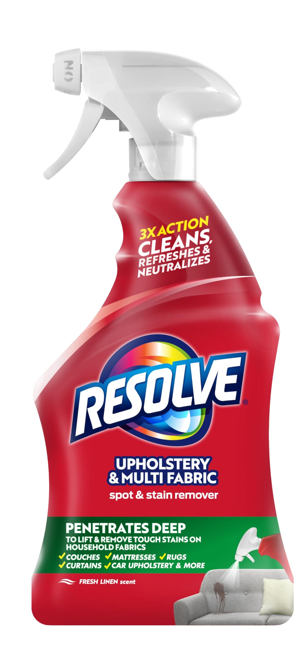 22 fl oz Liquid Multi-Fabric Cleaner and Upholstery Stain Remover (Pack of 1)