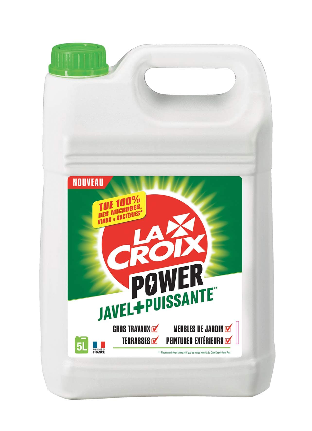 La CroixBleach + Powerful Power – Multi-Purpose Cleaners – Deep Cleans All Surfaces in The Home – 5 L Bottle