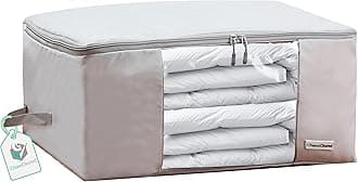Comforter Storage Bag - Folding Organizer bag for King/Queen Comforters, Pillows, Blankets, Bedding/Quilt, Blanket, Duvet, Mothproof Space Saver; Large Collapsible Organizers, 24"x14"x11"
