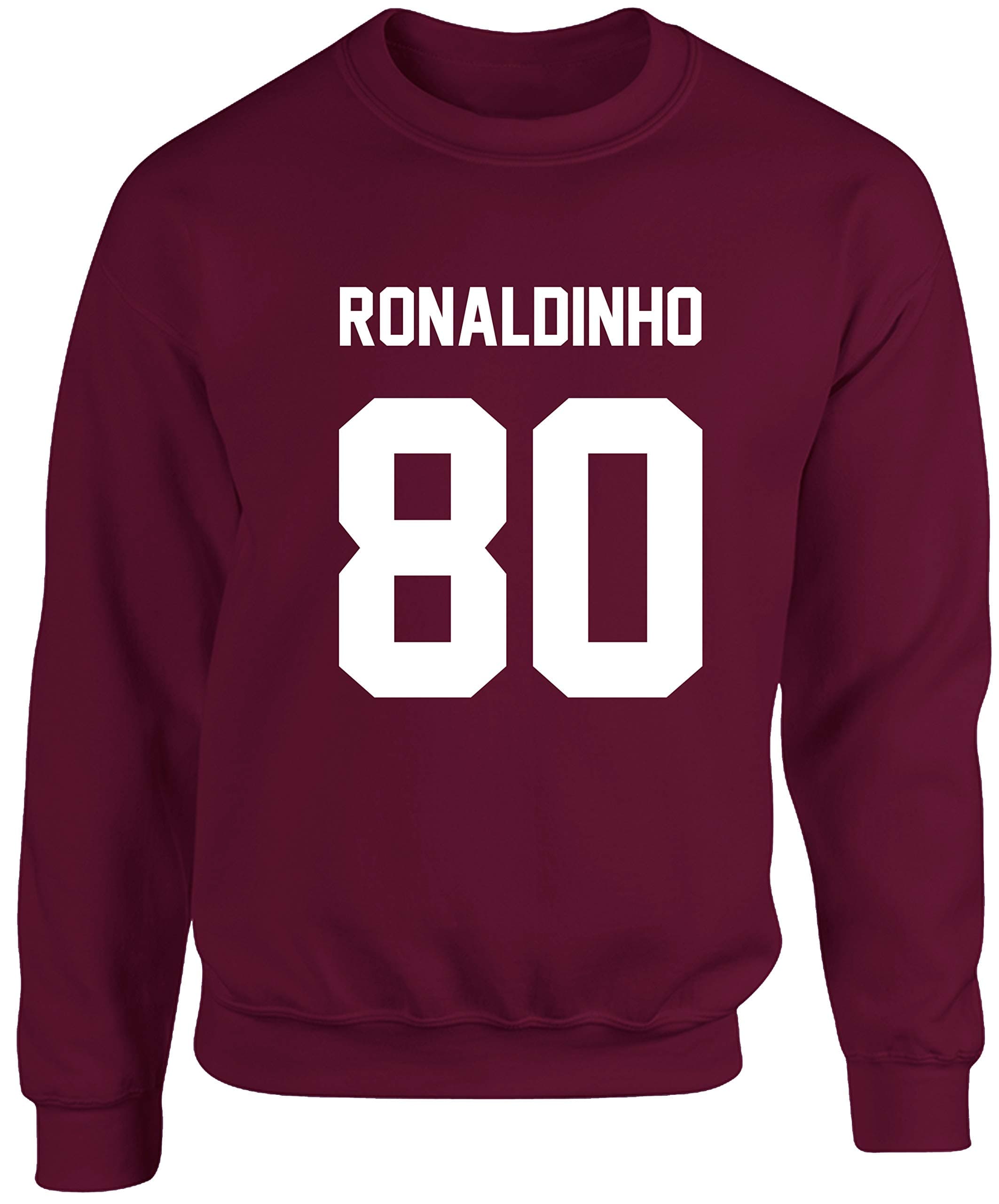 Hippowarehouse Ronaldinho Unisex Jumper Sweatshirt Pullover