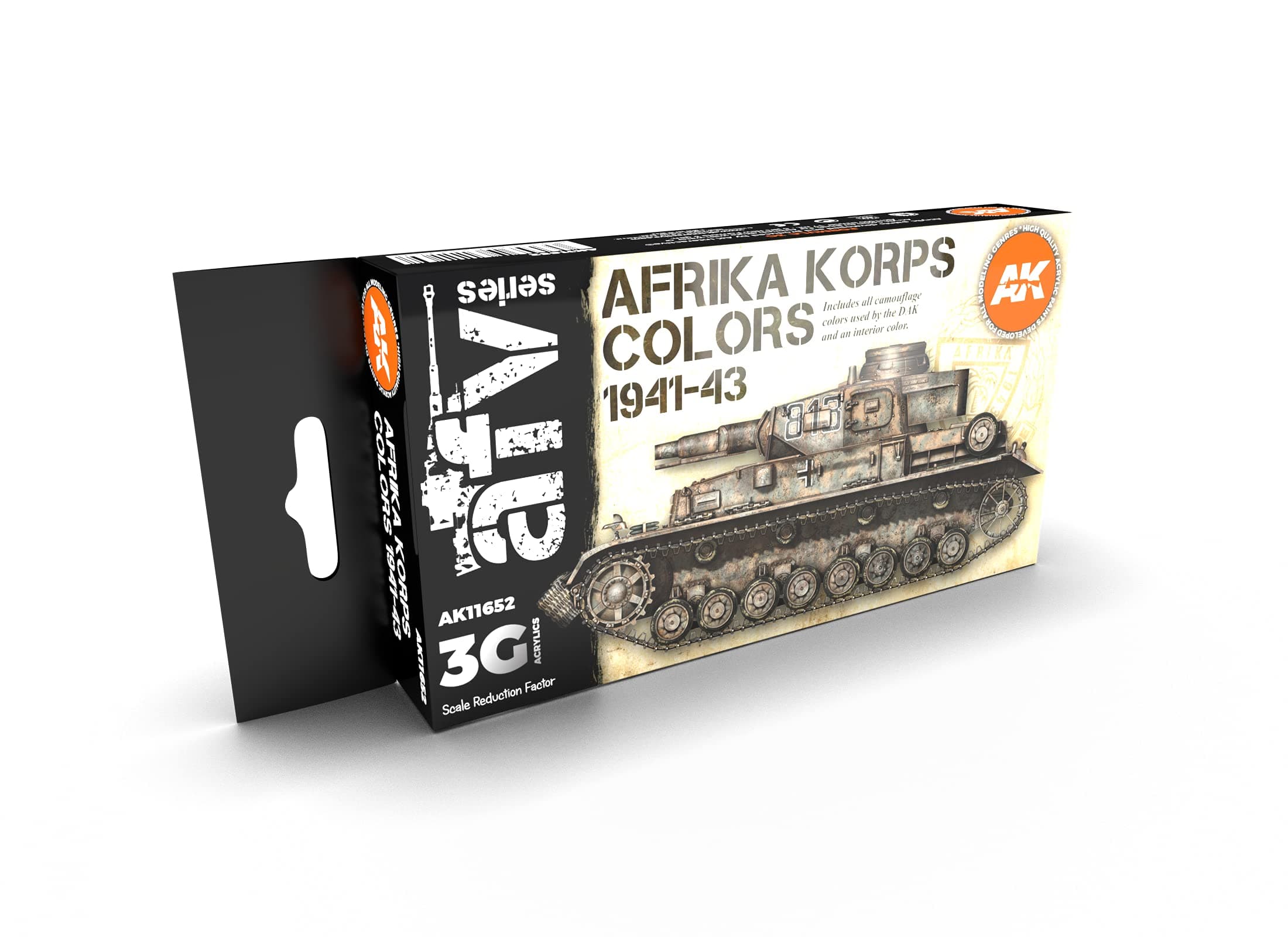 AK Interactive 3G Afrika Korps - Plastic Modelling Paints & Accessories, Item # AK-11652