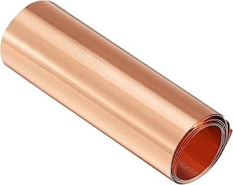 uxcell Copper Sheet Roll, Metal Foil Plate 1000mm x 100mm x 0.02mm