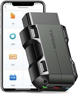 TOPDON Topscan OBD2 Scanner Bluetooth, Wireless OBD2 Code Reader with Active Test, 8 Reset, Car Diagnostic Tool for All System, Vehicle Performance Test for iPhone & Android, All Software 1 Year Free