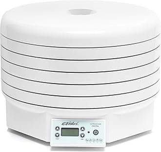 FD1000 Ultra Digital - high-Capacity Food Dryer (Expandable to 30 Trays), Bulk Drying, Digital Timer, Temperature Settings (30-70ºC), Ideal für RAW Food