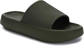 Pillow Slippers for Women and Men Non Slip Quick Drying Shower Slides Bathroom Sandals | Ultra Cushion | Thick Sole