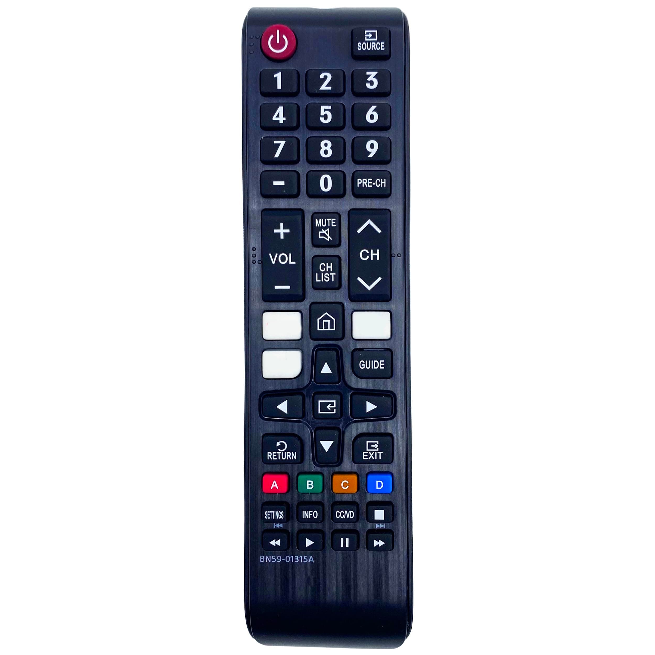 Leankle Universal Remote Controller for All Samsung RU7100, RU710D, RU7200, RU7300, RU730D, TU7000, TU700D Smart 4K UHD 7 Series TVs