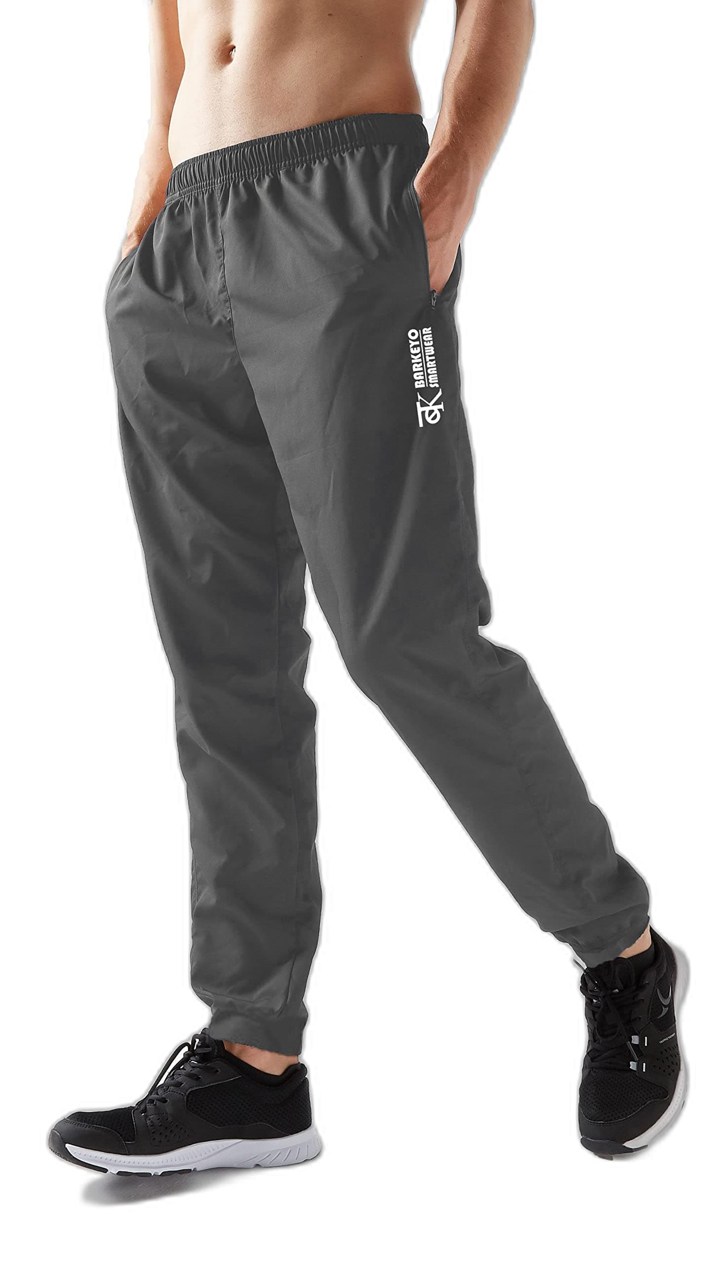 BARKEYOMen's Regular fit Track Pants Sweatproof & Quickdry Technology