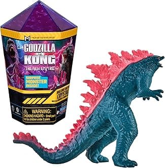 MonsterVerse - Godzilla x Kong, 5 cm Character, Crystal and Gel, Random Model, for Children from 4 Years, MN302