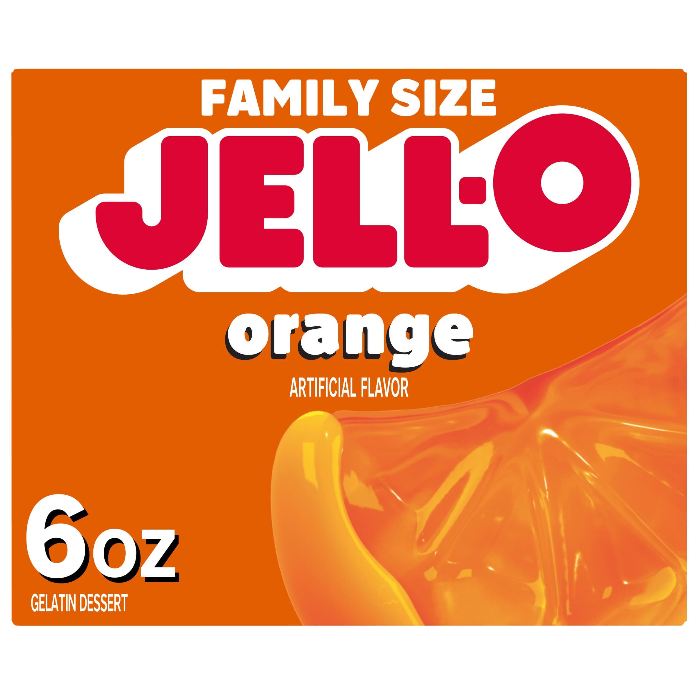 Jell-O Orange 6oz (6oz/170gr)