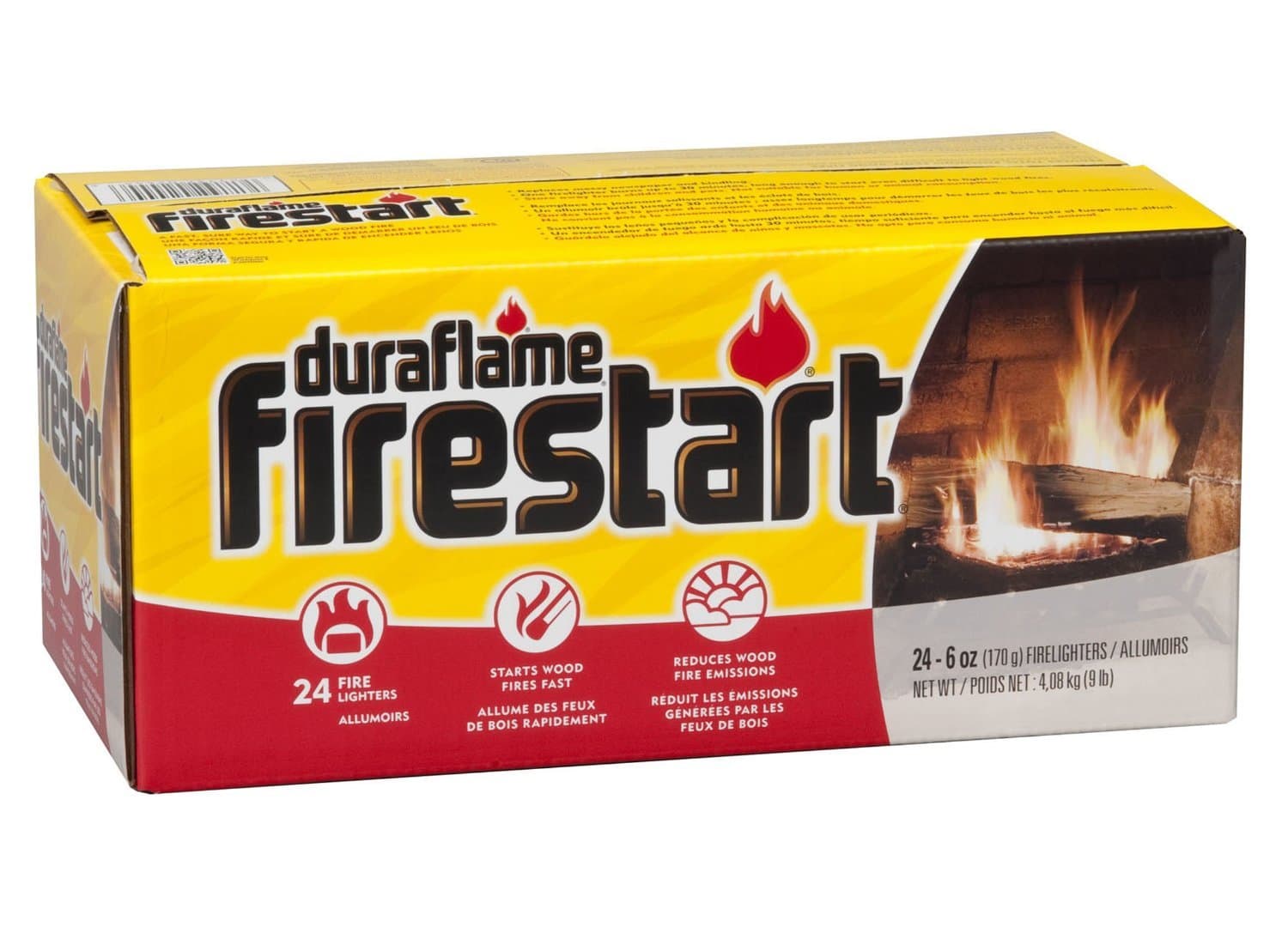 Duraflame 2444 Firestart Firelighters, New Value Size Package 48-Pack