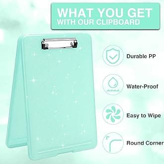 Glitter Clipboard with Storage