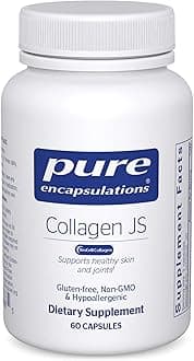 Collagen JS - Skin & Joint Health* - 1,000 mg Hydrolyzed Biocell Collagen - Gluten Free & Non-GMO - 60 Capsules