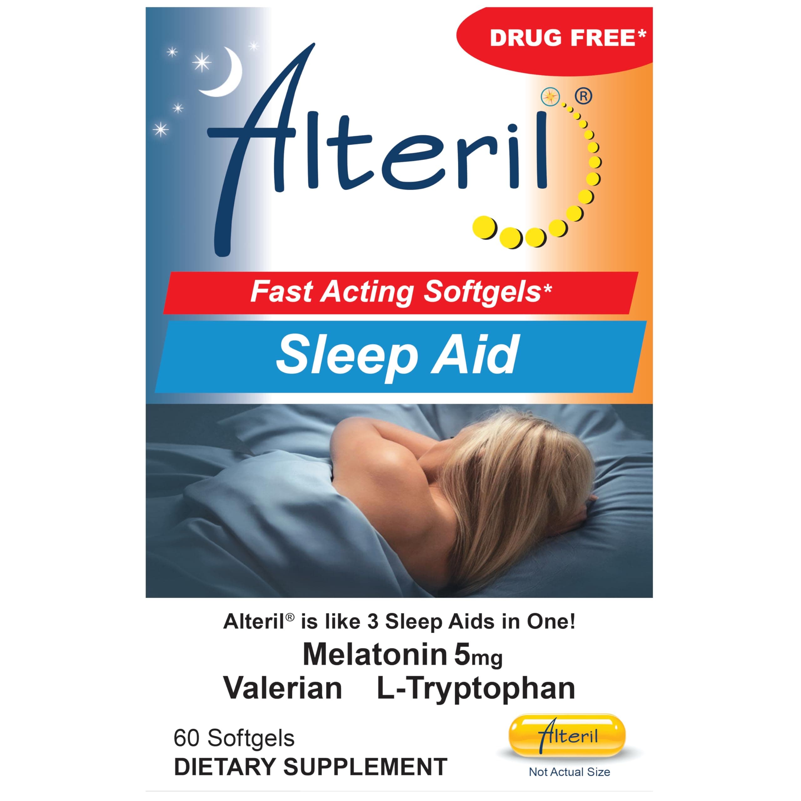 Natural Sleep Aid Soft Gel 60Ct