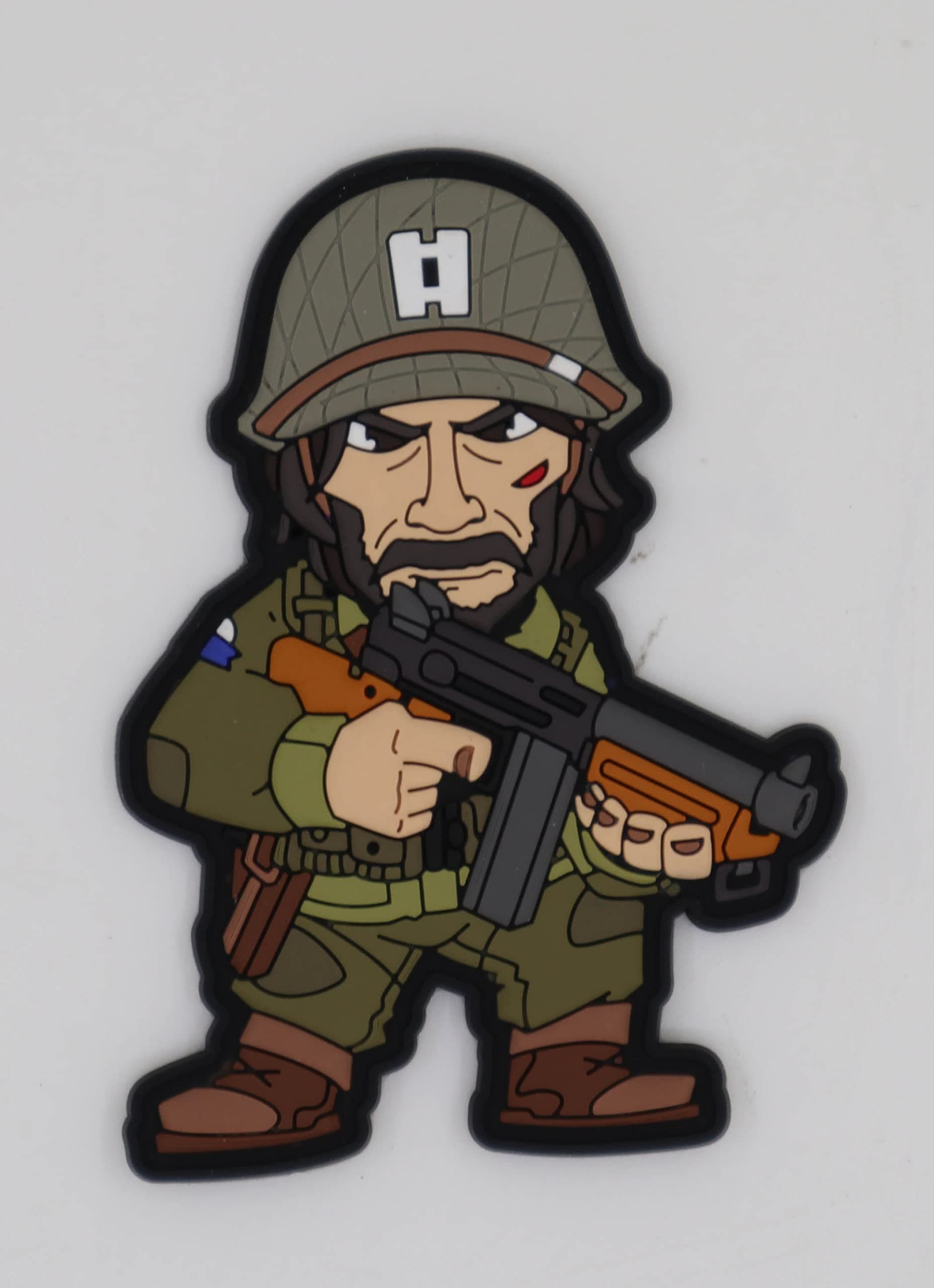 Soldier WW2 US GI Brothers PVC Morale Patch with Hook