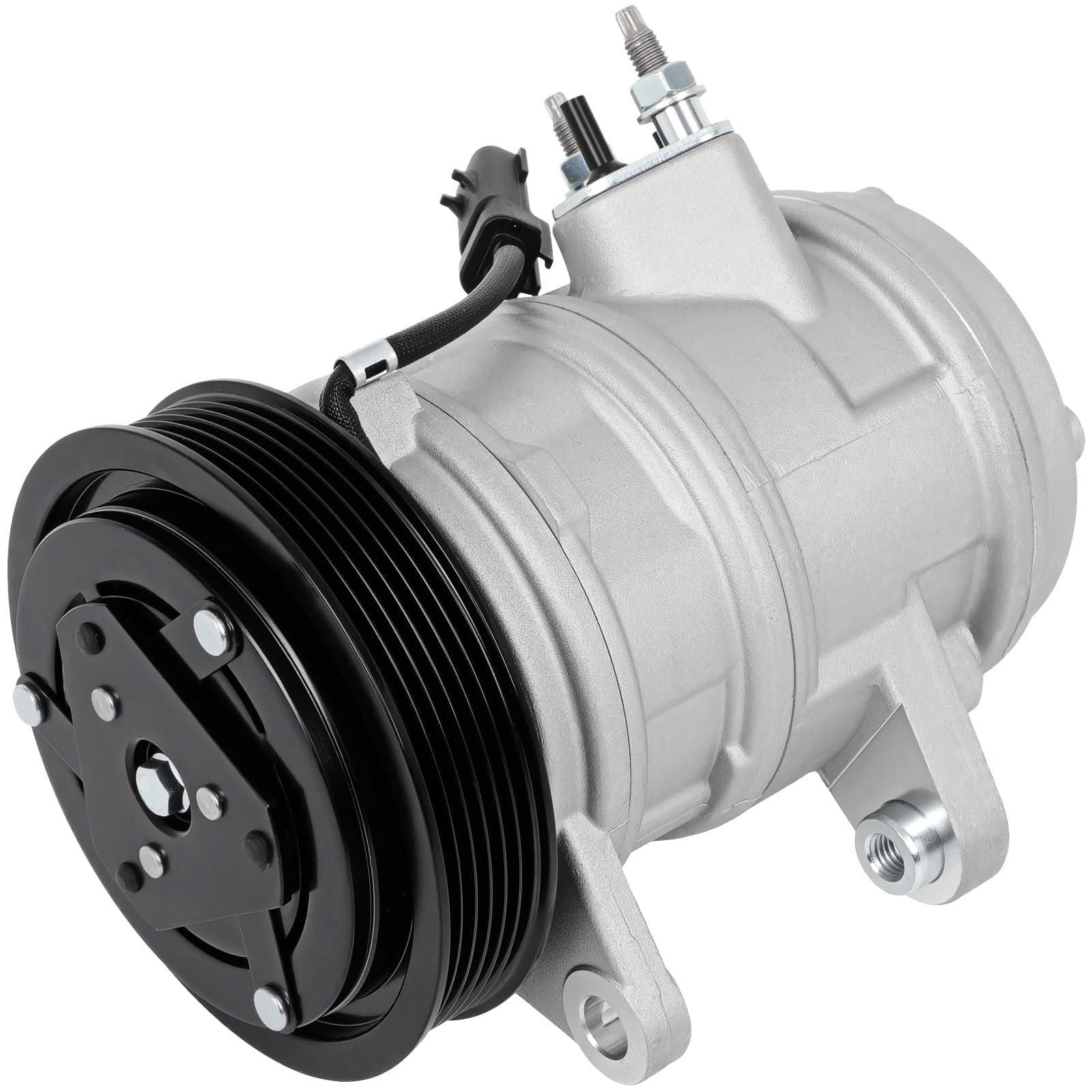 AC Compressor fit for Dodge for Nitro 3.7L 2007-2008, Air Conditioning Compressor fit for Jeep for Liberty 3.7L 2006-2008 55111400 55111400AC 55111400AD 55111400AE