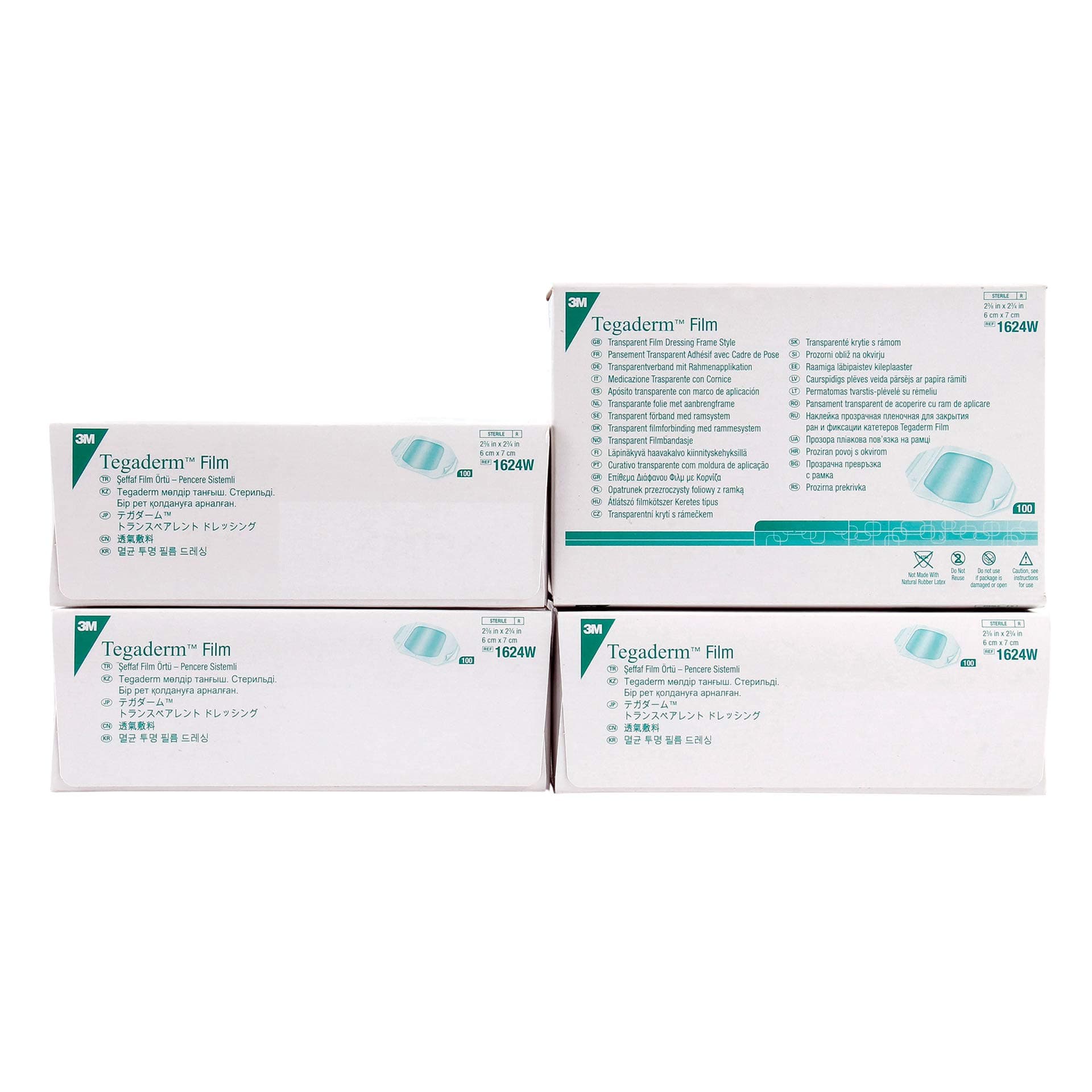 3M 1624W - Tegaderm Dressing 2 3/8" x 2 3/4", 100/bx, 4bx/cs