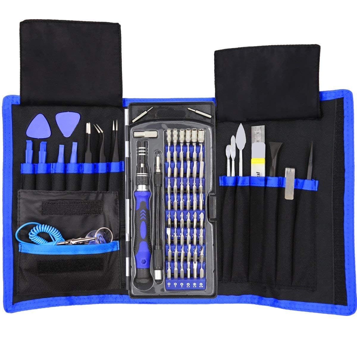 80 in 1 Precision Screwdriver Set with Magnetic Driver Kit, Professional Electronics Repair Tool Kit with Portable Oxford Bag for Repair Cell Phone, iPhone, iPad, Watch, Tablet, PC, MacBook