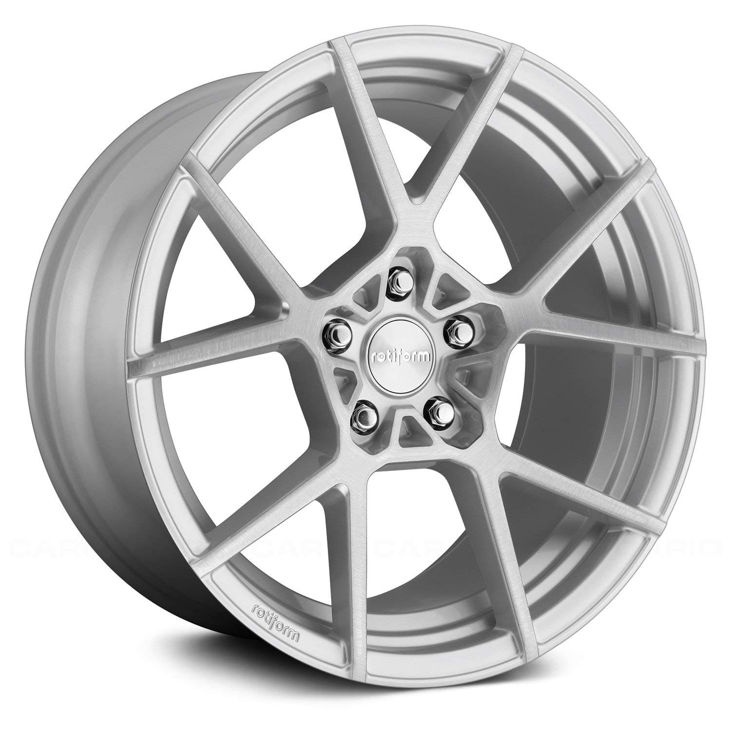 Rotiform KPS Silver Wheel with Painted Finish (18 x 8.5 inches /5 x 112 mm, 45 mm Offset)