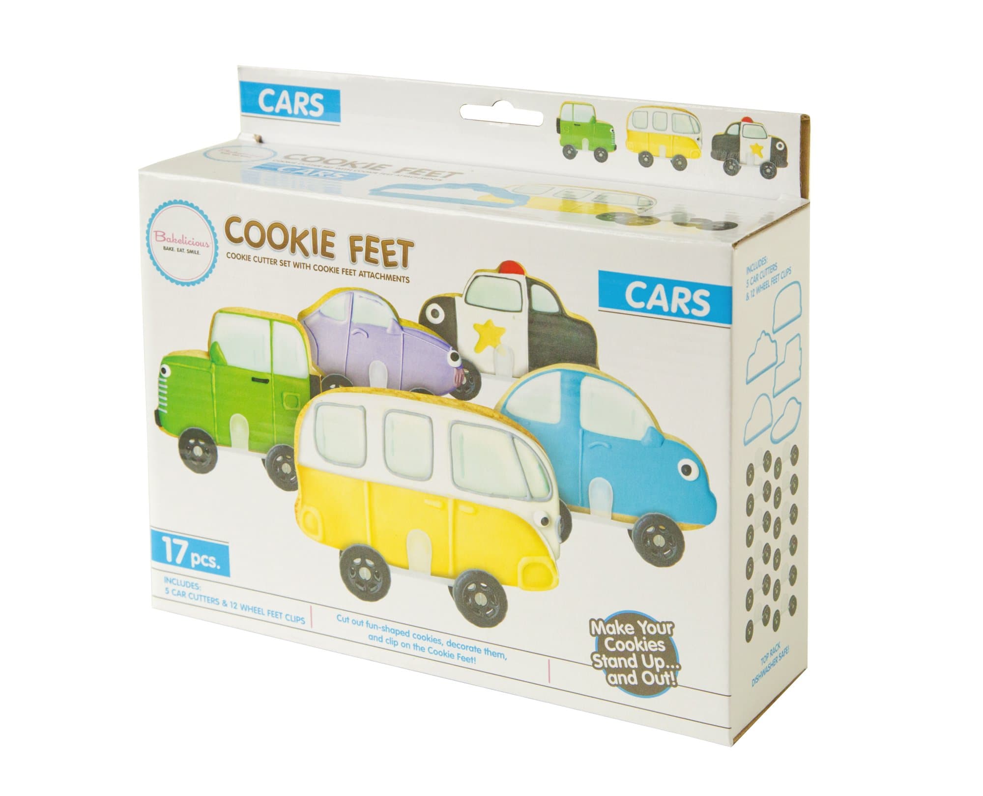 Car Cookie Feet, Multicolored