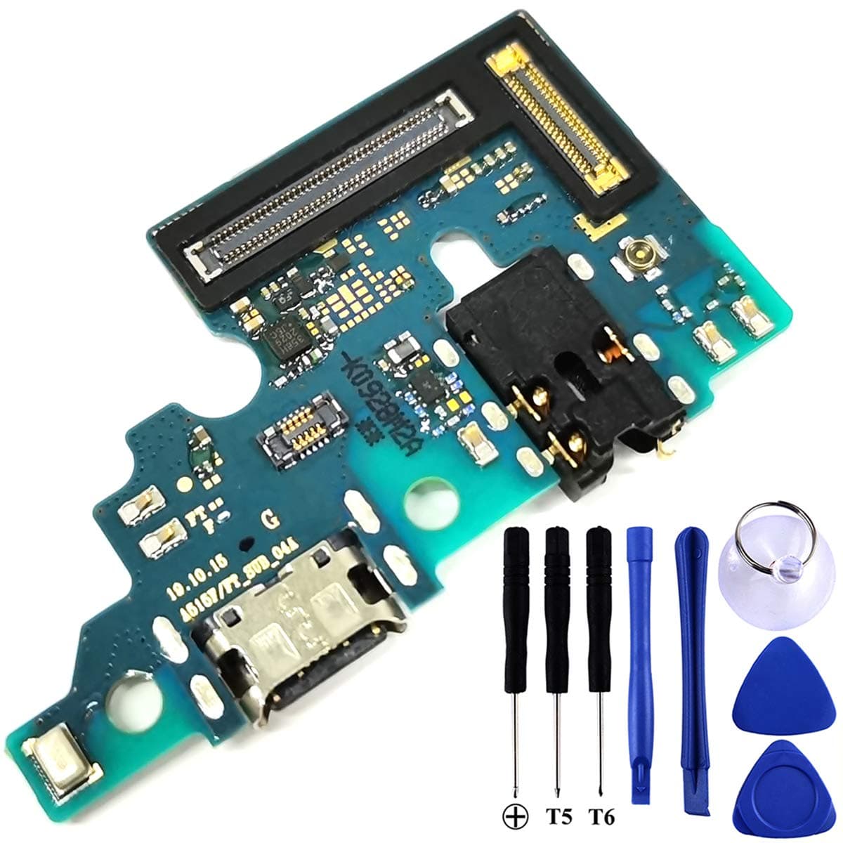 Galaxy A51 USB Charging Port Flex Cable Replacement SM-A515F Type C Charger Dock Board Flex Cable Connector for Samsung A51 A515F Port Repair Part with Tools (SM-A515F)