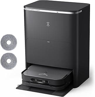 Robot Vacuum Cleaner DEEBOT X5 PRO Omni with All-in-one Station, 12.800Pa, ZeroTangle, TruEdge Adaptive Edge Mopping, 150℉ Hot Water Mop Washing, AINA 2.0 Intelligent Navigation