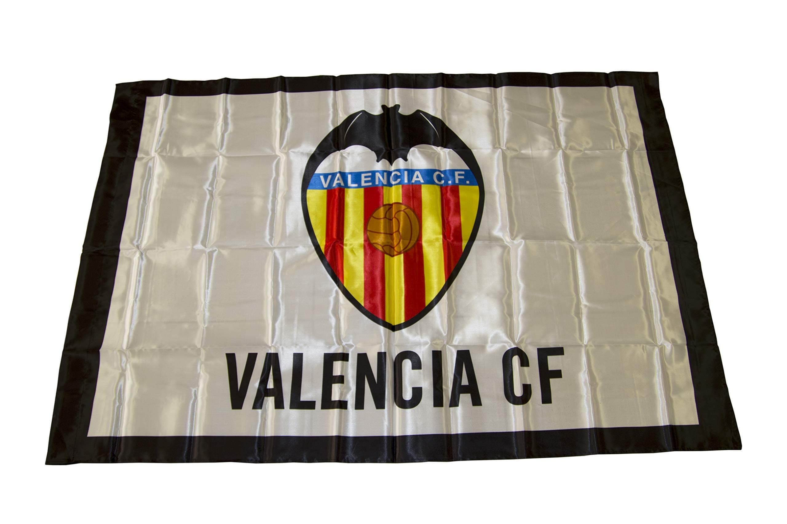 Valencia CF 01BAD02 Flag, White/Orange, One Size