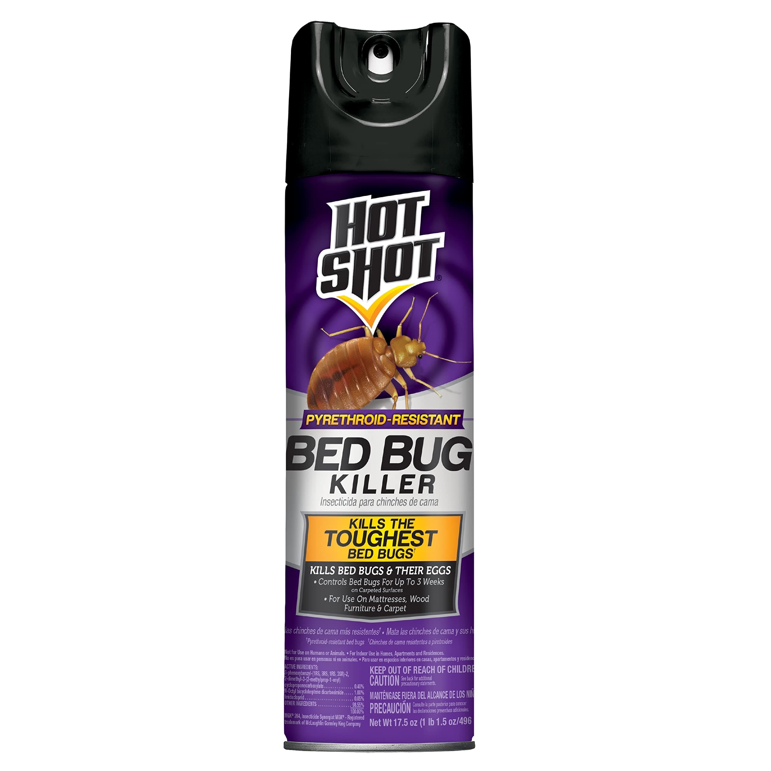 Bed Bug Killer Aerosol, Bed Bug Treatment, 17.5 oz