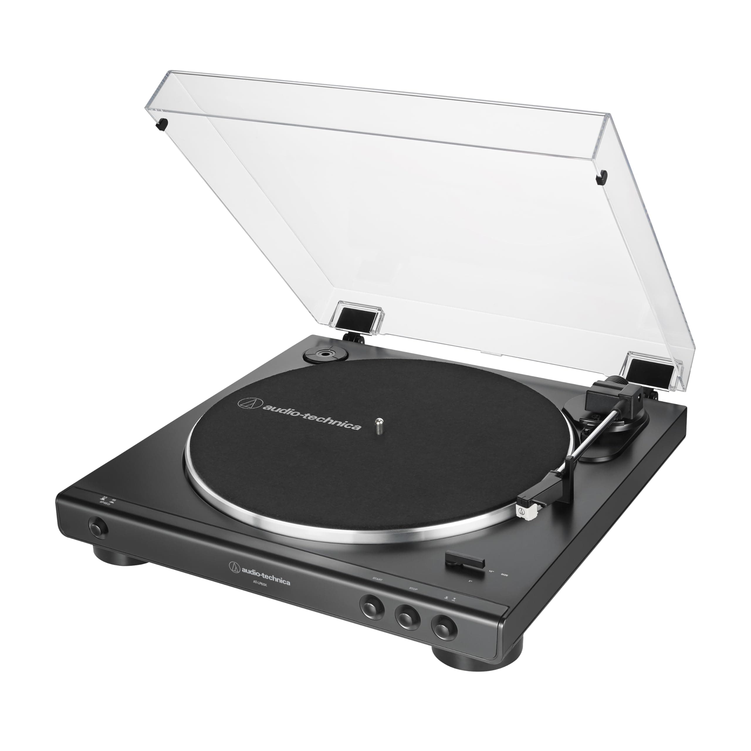 Audio Technica AT-LP60X-BK Fully Automatic Belt-Drive Turntable (Black)