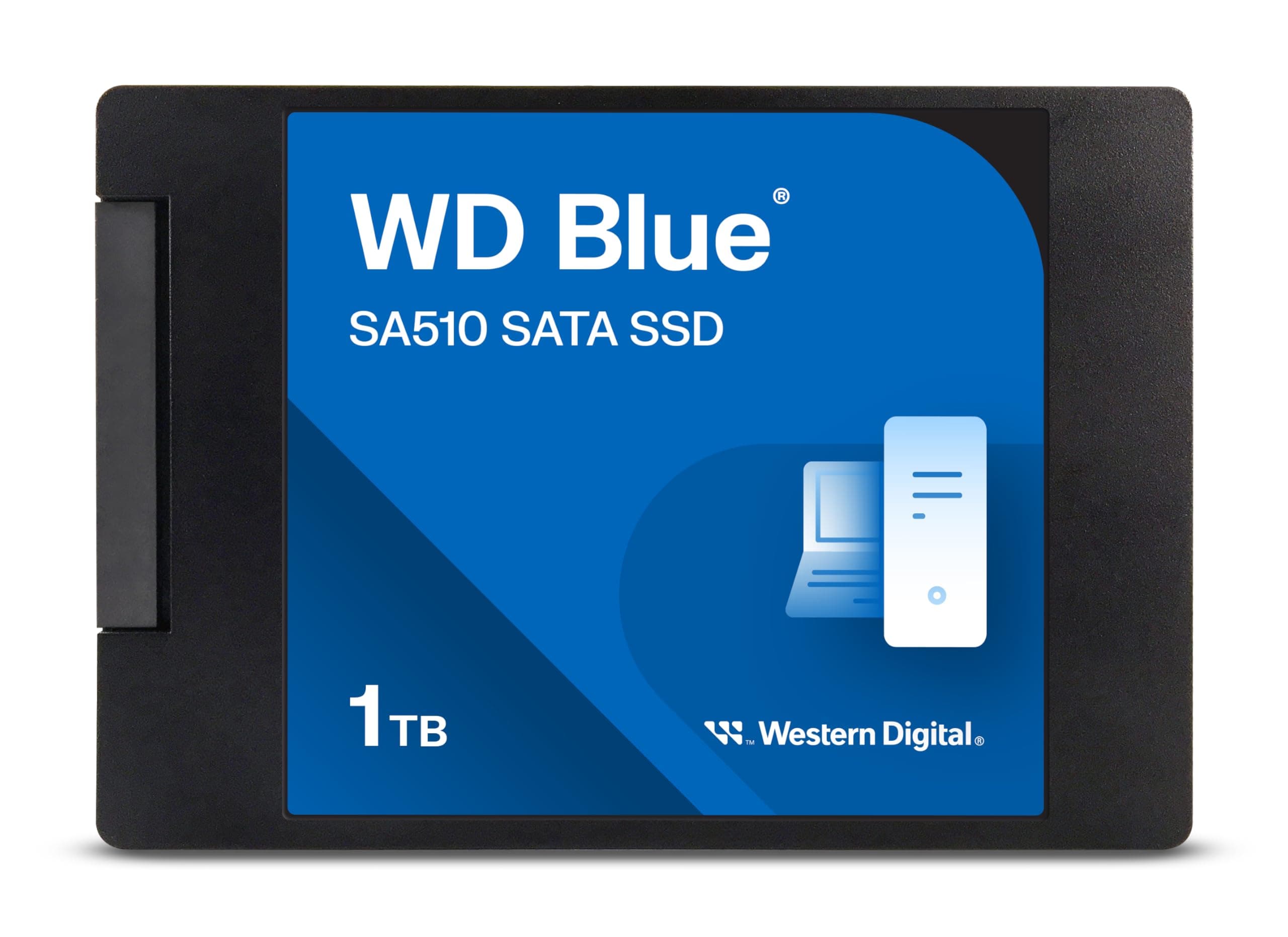 1TB WD Blue SA510 SATA Internal Solid State Drive SSD - SATA III 6 Gb/s, 2.5"/7mm, Up to 560 MB/s - WDS100T3B0A