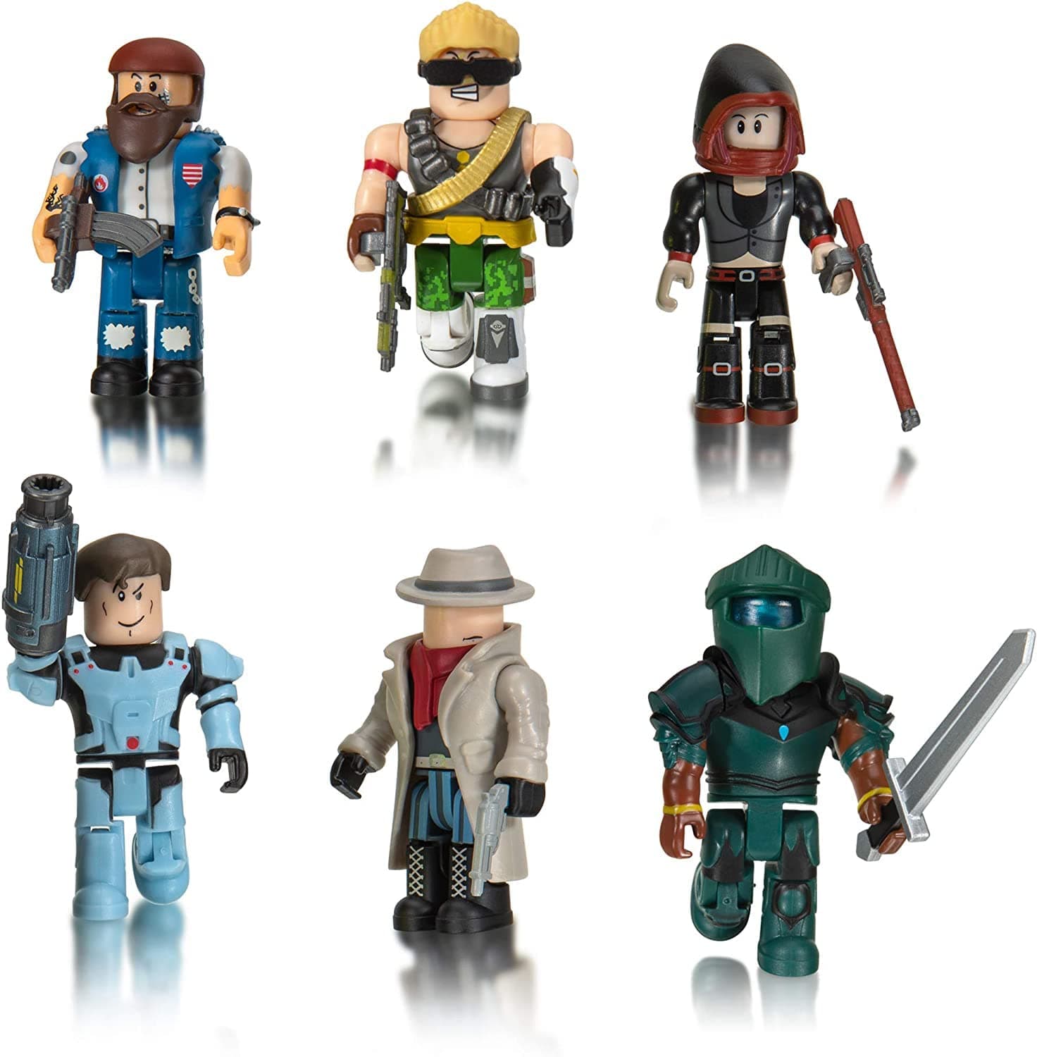 RobloxAction Collection - Q-Clash Six Figure Pack [Includes Exclusive Virtual Item]