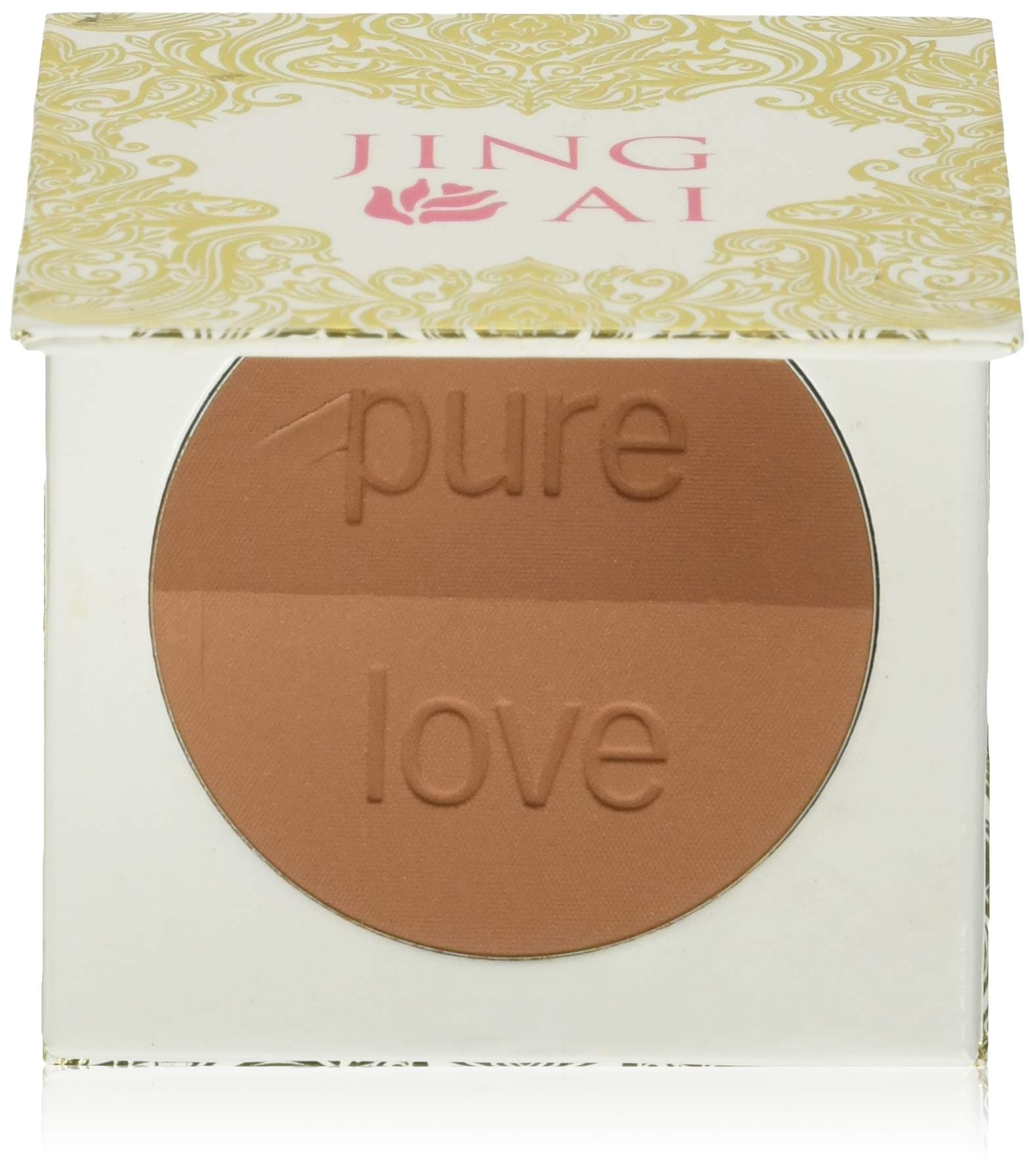 Compact Makeup Mirror For Purses - And Blush By Jing Ai Cosmetics - 2 Shades For Light, Medium, Dark Skin Benefit All Face Complexions Paraben Gluten & Cruelty Free Vegan Formula (Goddess)