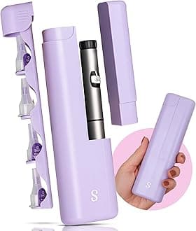 STRAWBERRY & CO Insulin Cooler Travel Case - Built-in Sharps Dispenser & Temperature-Control Organizer- TSA Approved Diabetic Pen Storage for Ozempic, Insulin Pens & Needles - Compact & Leak-Proof