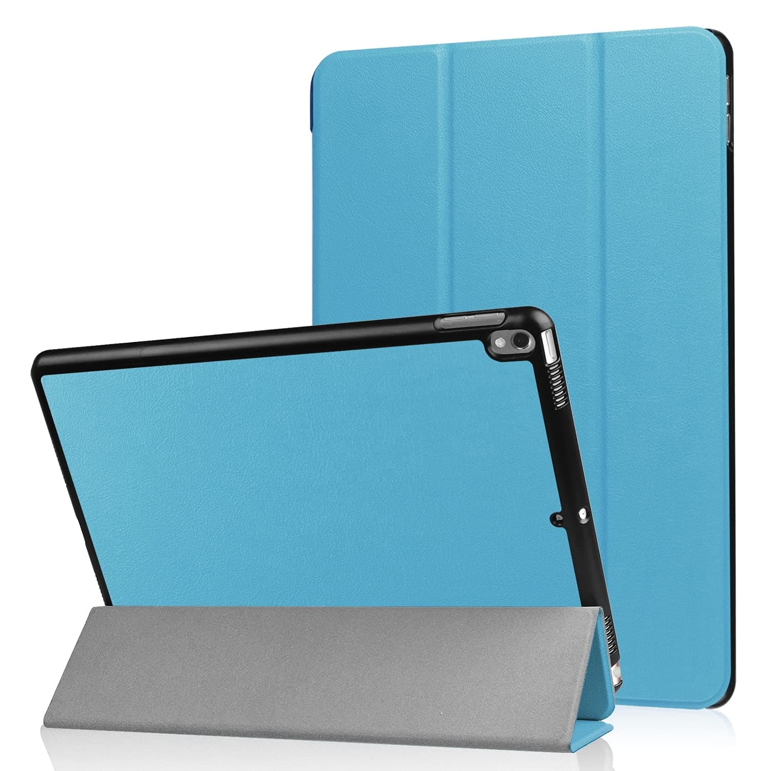 Tablet PC Shell لحالة أجهزة الكمبيوتر اللوحي iPad Air3 10.5 2019، لباد برو 10.5 2017 Tablet Lablet Light Weight Trifold Stand كمبيوتر الخلفية الصعب القفيرة Trifold & Auto Wake، Sleep