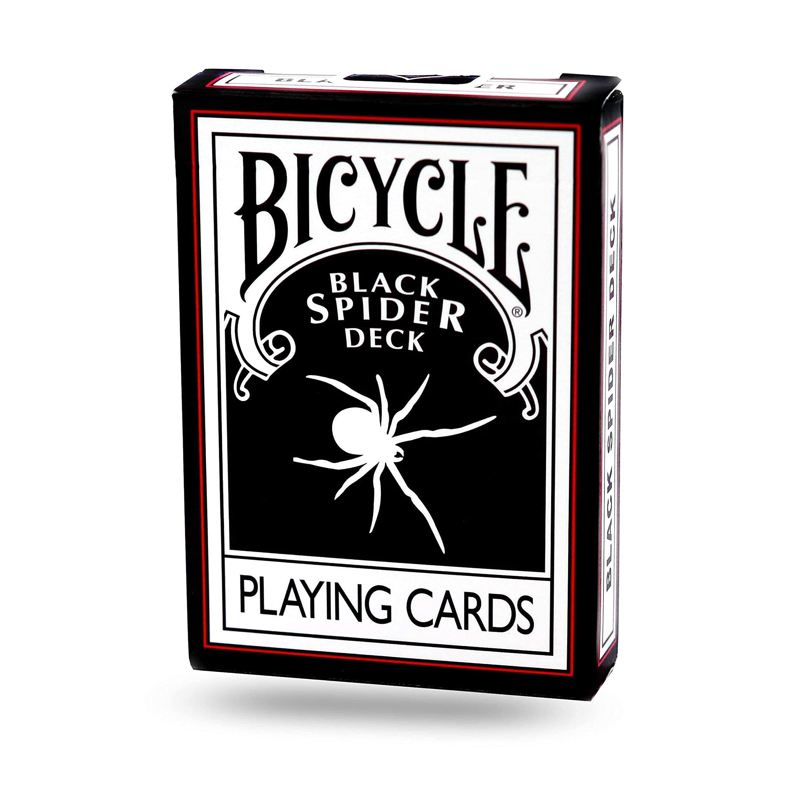 Black Spider Deck Bicycle Cards