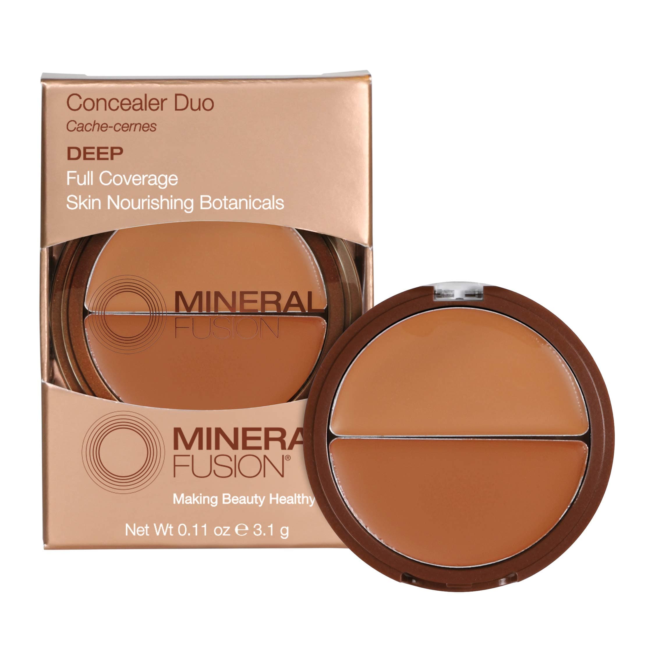 Mineral FusionCompact Concealer Duo, Deep Shade