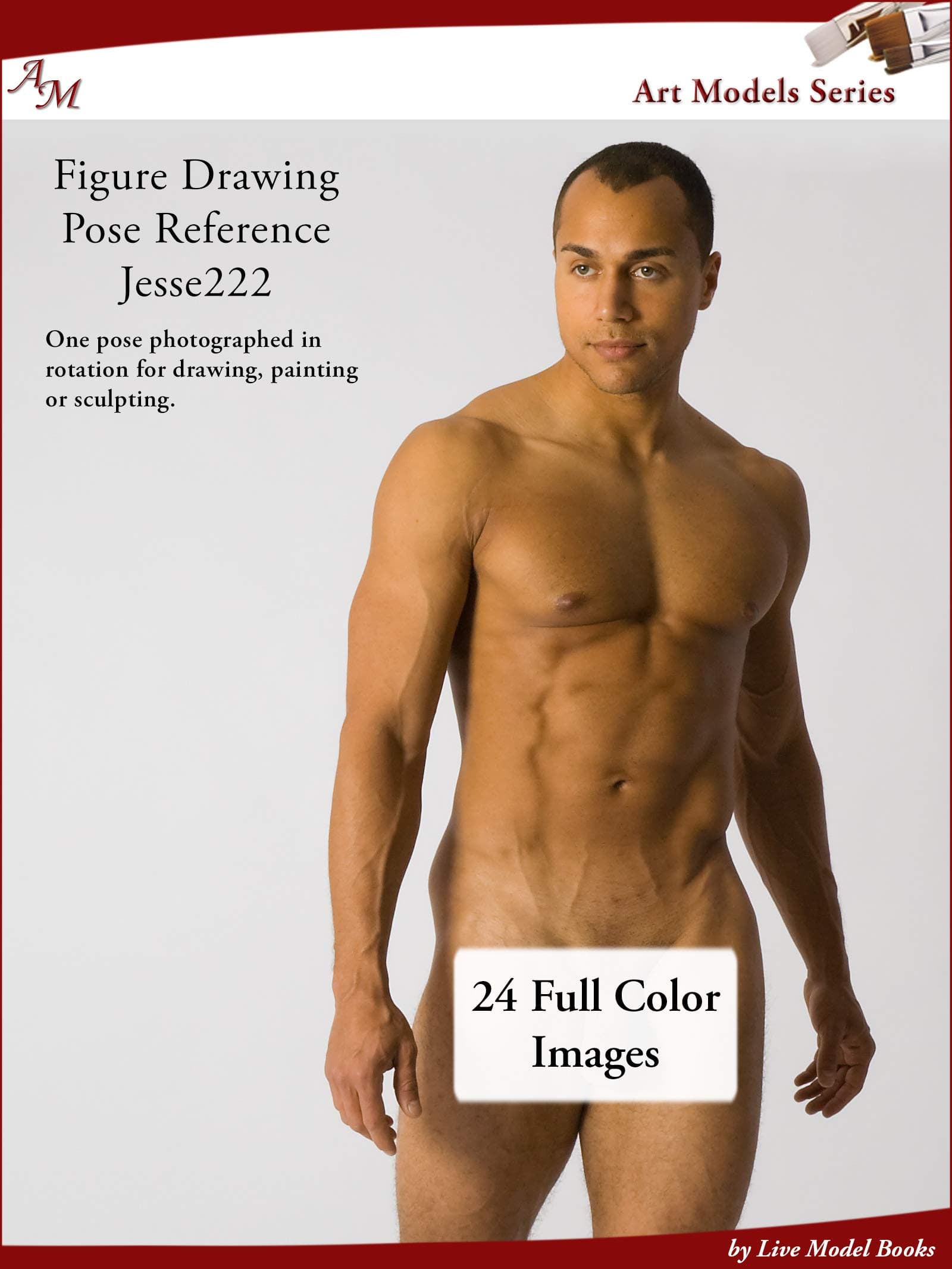 Art Models Jesse222: Figure Drawing Pose Reference (Art Models Poses) Kindle Edition