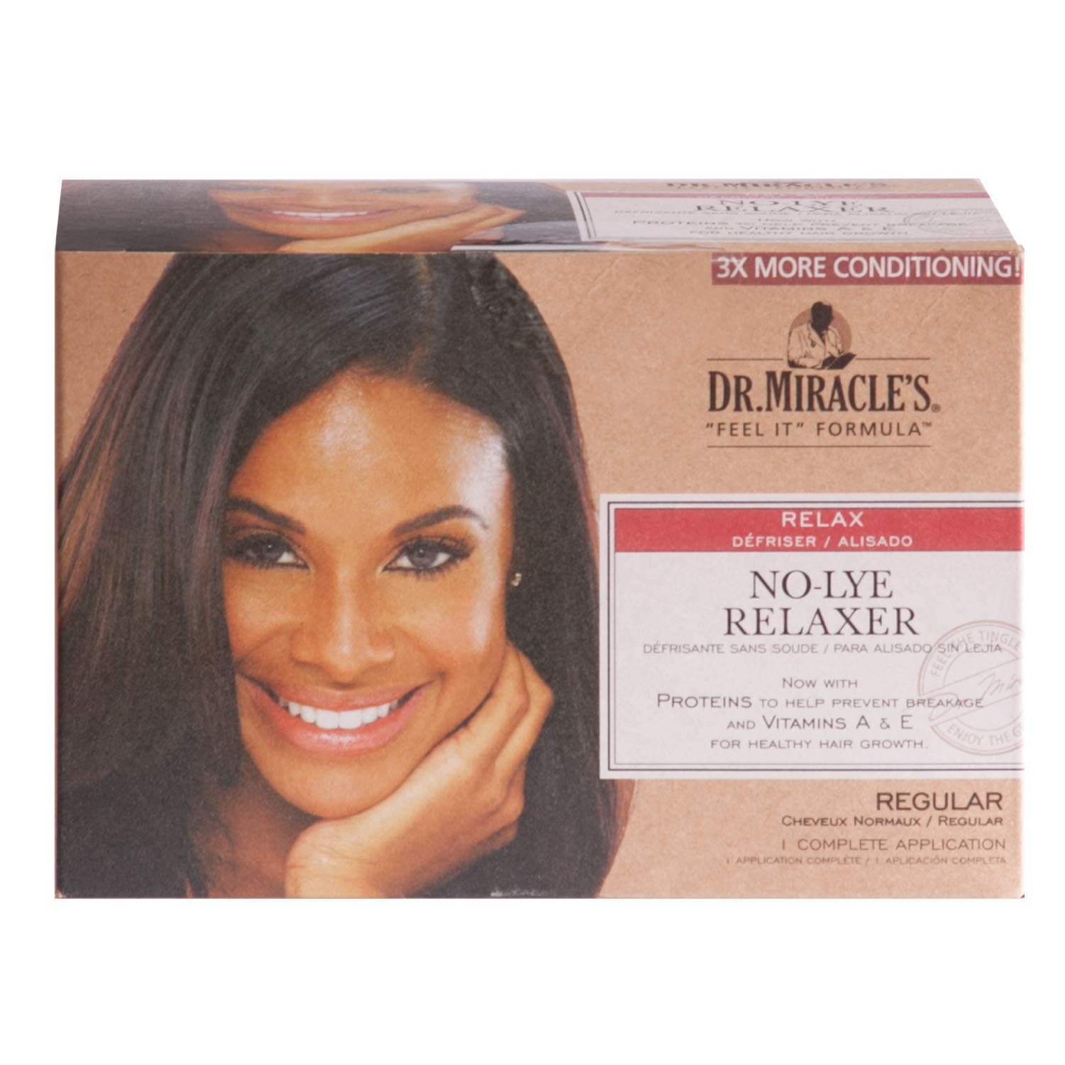 Dr. Miracle's Feel It Formula Thermalceutical Intensive No-lye Relaxer, Regular