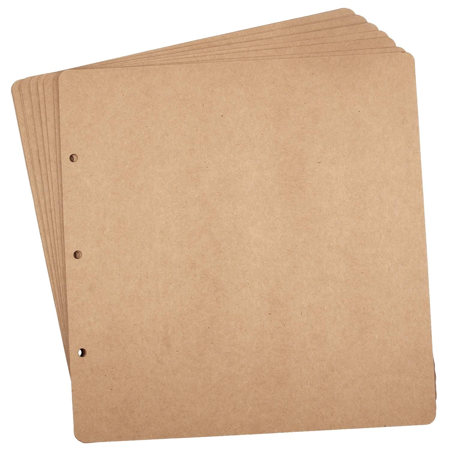 10 Sheets Double Sided Refill Pages - 10x10"  (Kraft, Acid Free)