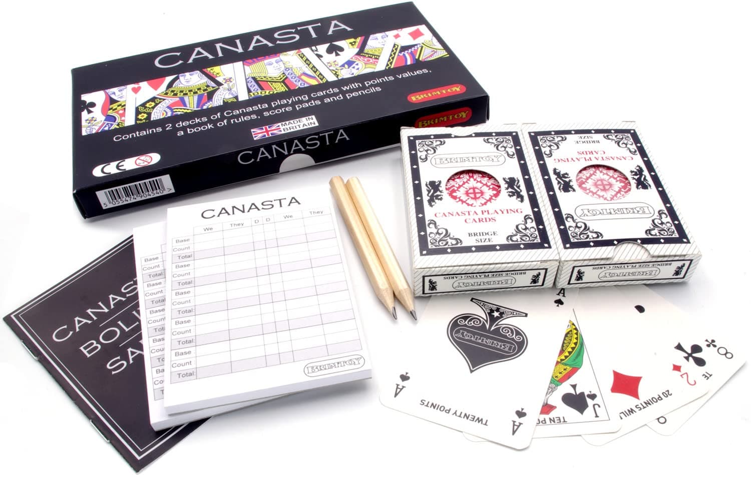 Brimtoy Canasta boxed card game