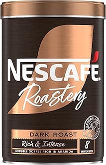 Roastery Dark Gold Blend Roast Premium Instant Coffee, Bold Intense Arabica and Robusta Coffee, 95g
