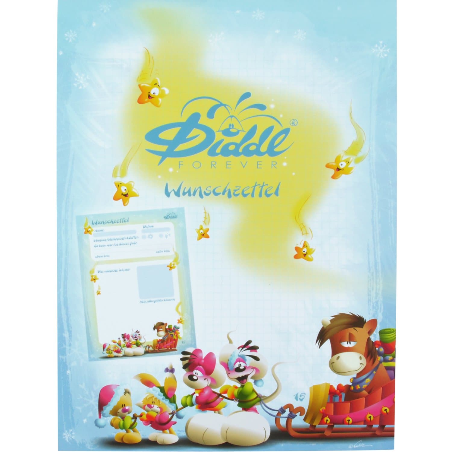 'Forever' Block A4 Christmas List