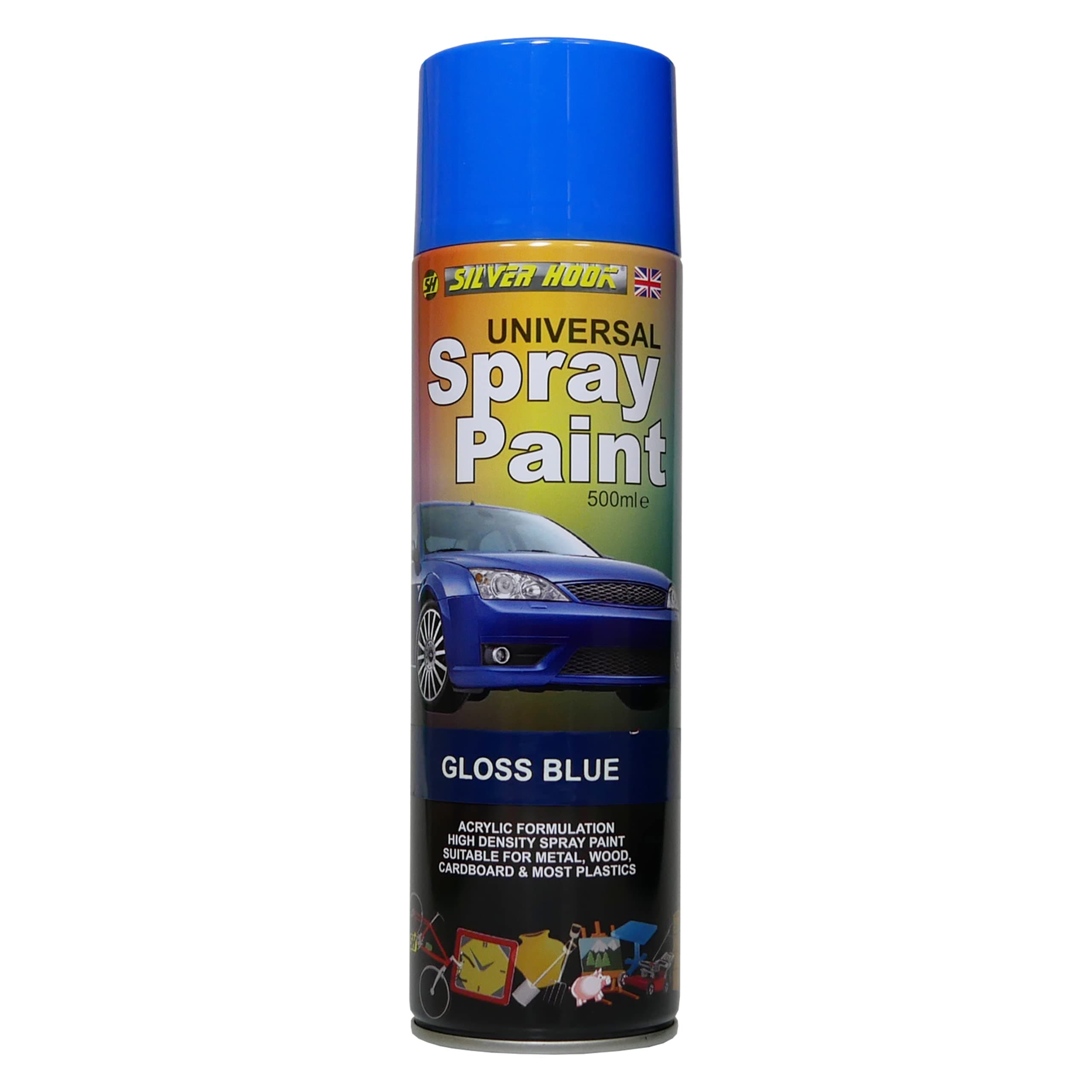 Silverhook SP022 Spray Paint, Gloss Blue
