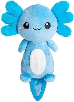 Axolotl Microwavable Unscented Heating Pad for Women and Kids- Cute Soft Cozy Pillow Plush Heatable Warm Stuffed Animals - Kawaii Hot and Cold Plushie Food Toy - Axolotl Gifts for Girls and Boys