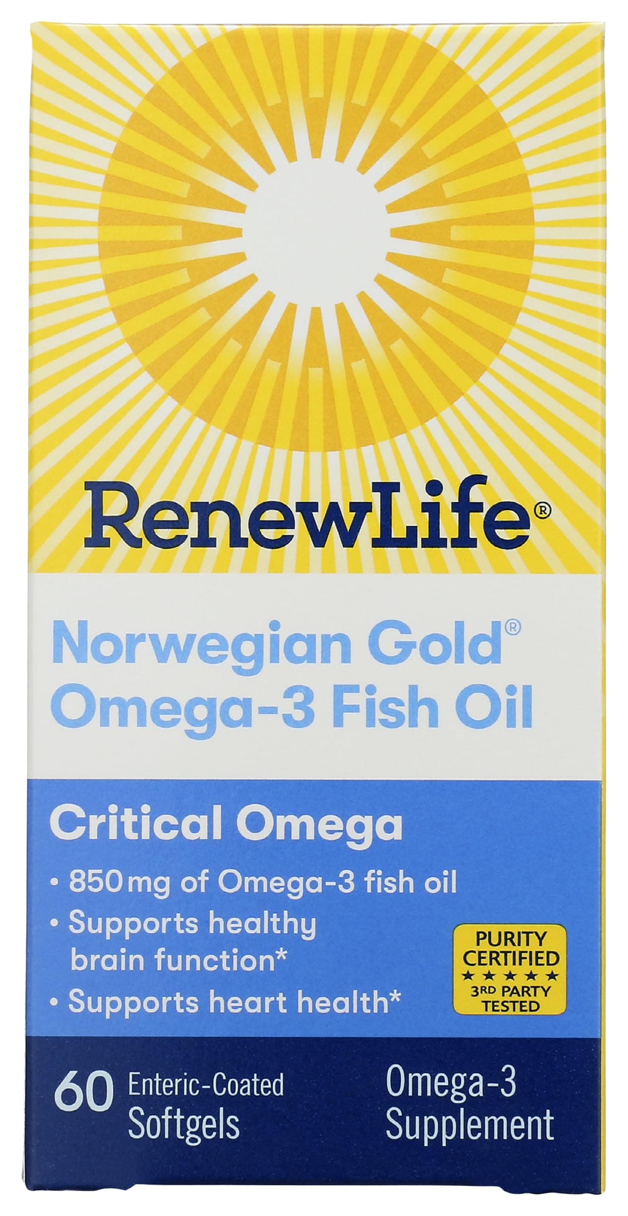 Critical Omega Softgels, 60 Softgels