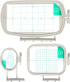 Embroidery Hoops for Brother SE700 PE535 SE600 PE545 SE400 PE570 SE725 PE500 SE630 LB5500 PE550D PE540D SE625 PE525 SE425 Innovis Babylock Verve Sofia2 (3in1 Set)